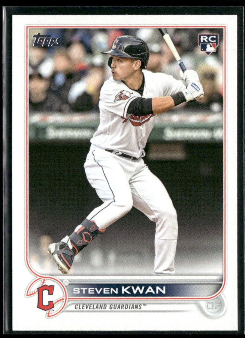 Steven Kwan 2022 Topps Update RC #US261 Cleveland Guardians