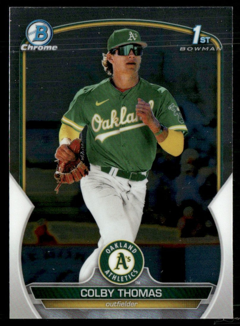 Colby Thomas 2023 Bowman Chrome 1st #BCP-32 Oakland Athletics