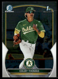 Colby Thomas 2023 Bowman Chrome 1st #BCP-32 Oakland Athletics