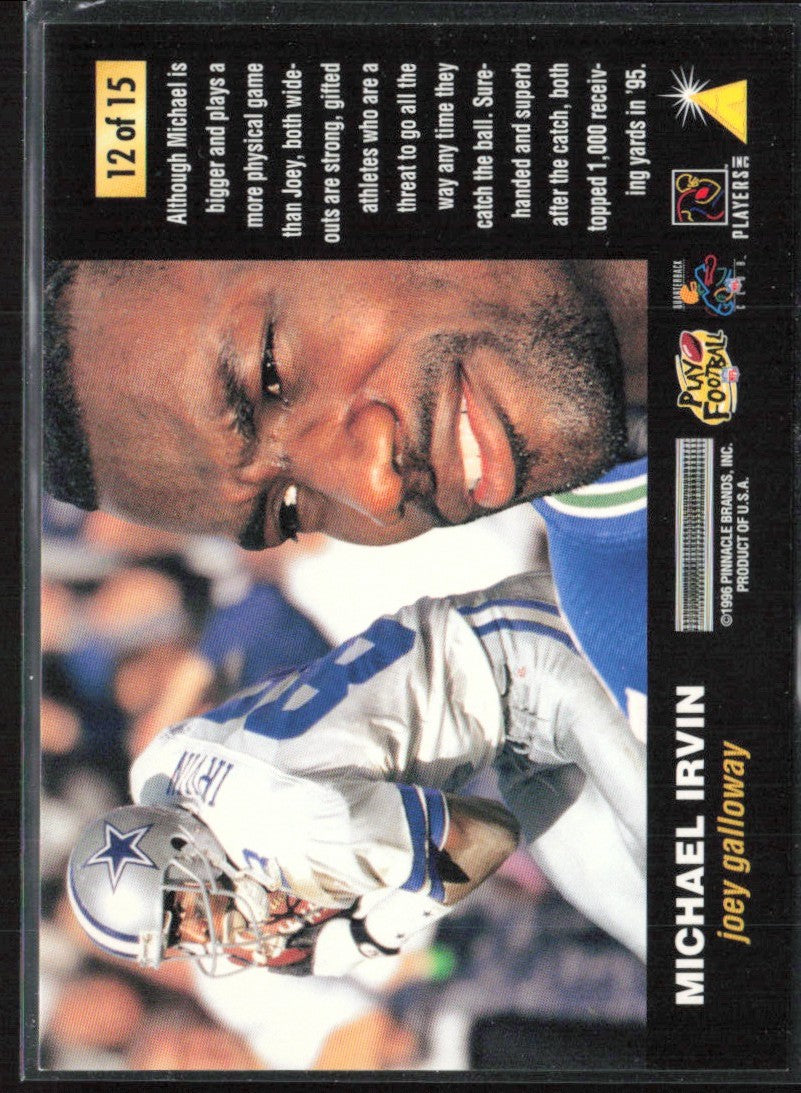 Joey Galloway/Michael Irvin 1996 Score Footsteps #12