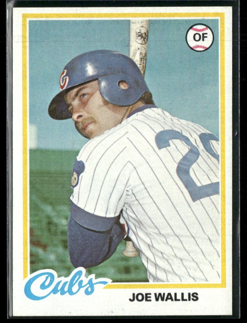Joe Wallis 1978 Topps #614 Chicago Cubs