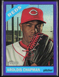 Aroldis Chapman 2015 Topps Heritage Chrome Purple Refractor #THC-140