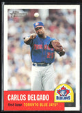 Carlos Delgado 2002 Topps Heritage SP #446 Toronto Blue Jays