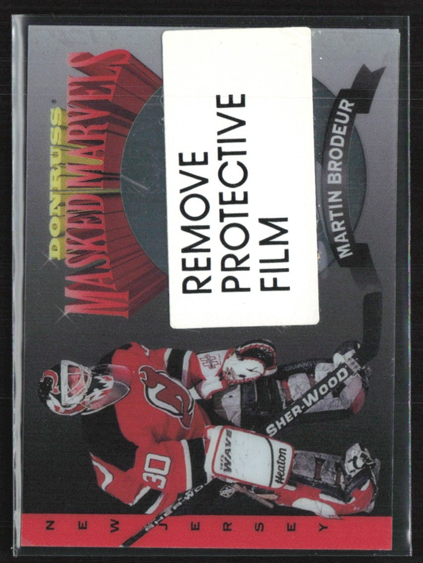 Martin Brodeur 1994 Donruss Masked Marvels #2