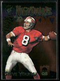 Steve Young 1995 Topps Stadium Club Nightmares #NN9 San Francisco 49ers