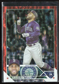 Abraham Toro 2023 Topps Orange Foil /299 #297 Seattle Mariners