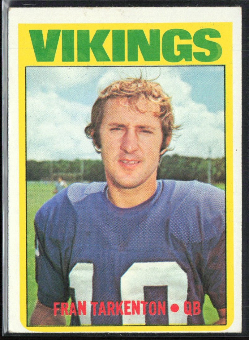 Fran Tarkenton 1972 Topps #225 Minnesota Vikings