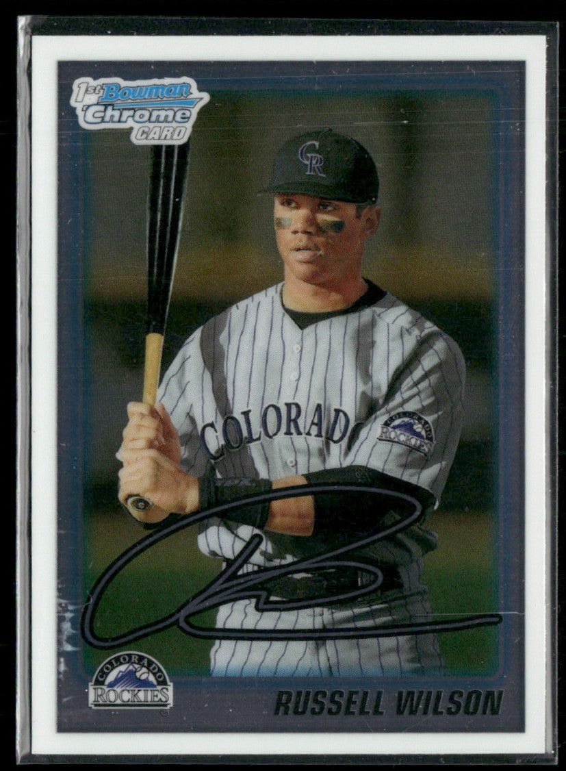 Russell Wilson 2010 Bowman Draft Picks & Prospects Chrome 1st #BDPP47
