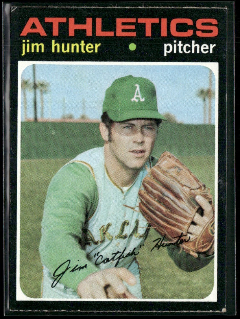 Jim Hunter 1971 Topps #45 Oakland Athletics