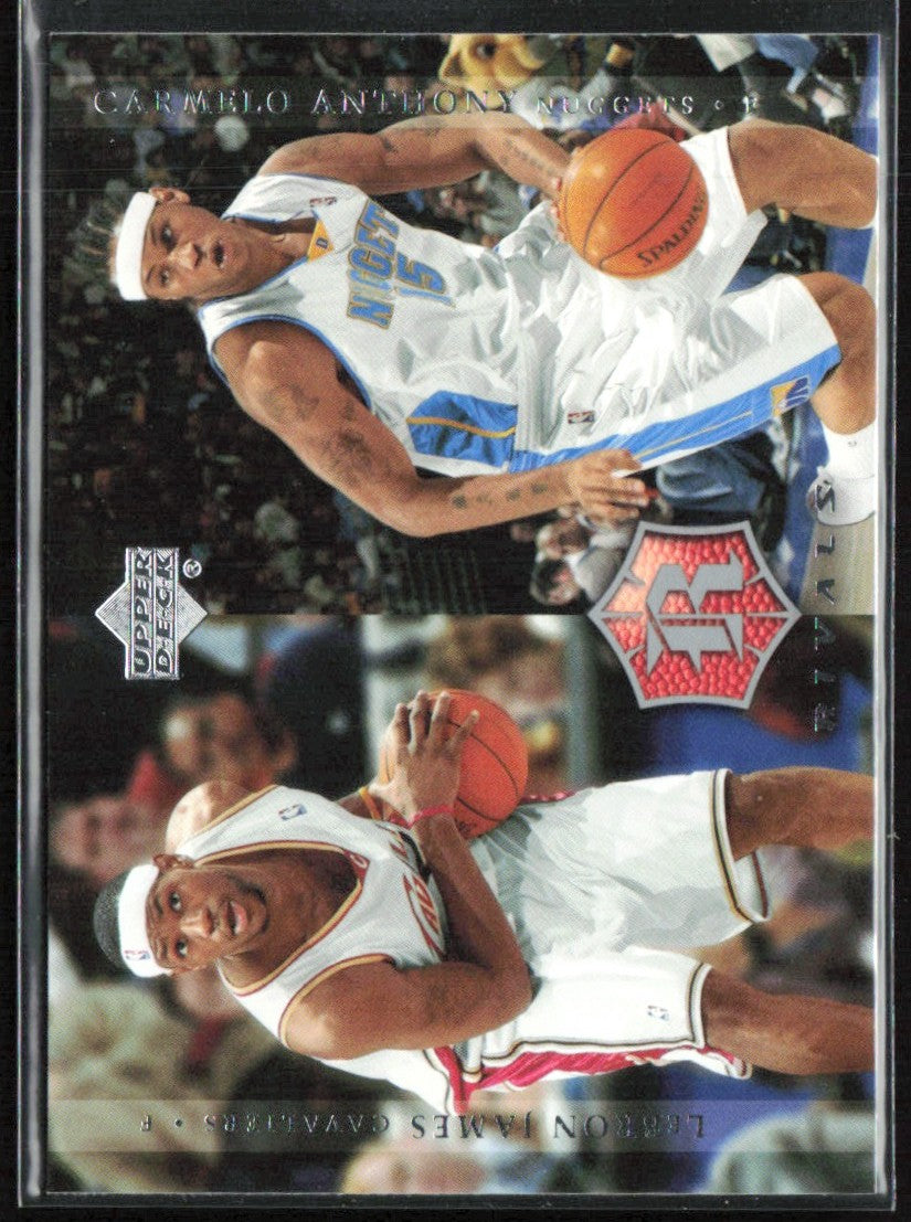 LeBron James/Carmelo Anthony 2004 Upper Deck Rivals #29