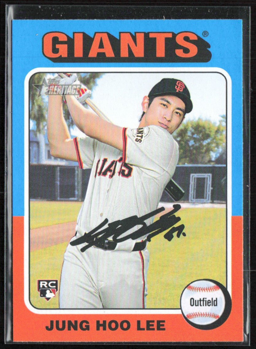 Jung Hoo Lee 2024 Topps Heritage RC #545 San Francisco Giants