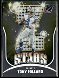 Tony Pollard 2023 Panini Zenith Z-Stars #17 Dallas Cowboys