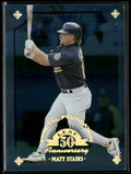 Matt Stairs 1998 Leaf Fractal Foundations /3999 #25 Oakland Athletics