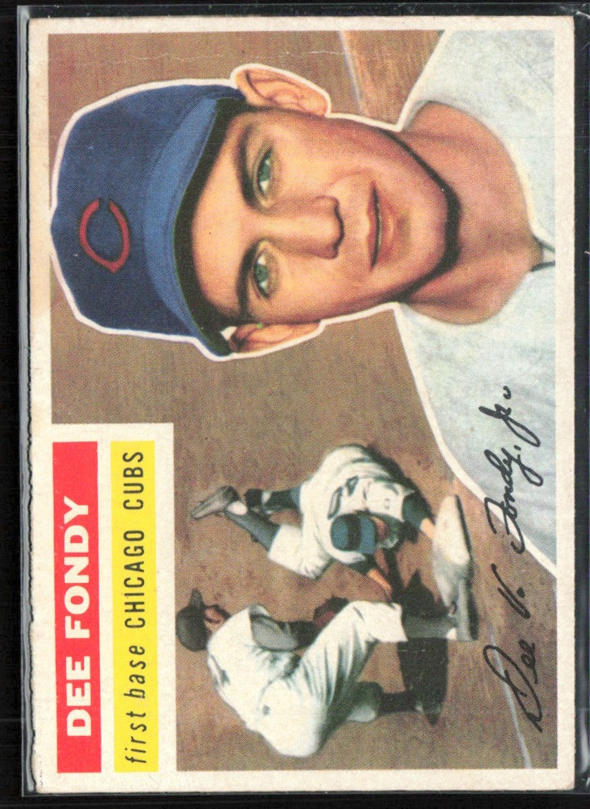 Dee Fondy 1956 Topps #112.0 Chicago Cubs