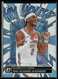 Shai Gilgeous-Alexander 2024 Donruss Optic My House! Holo Silver Prizm #6