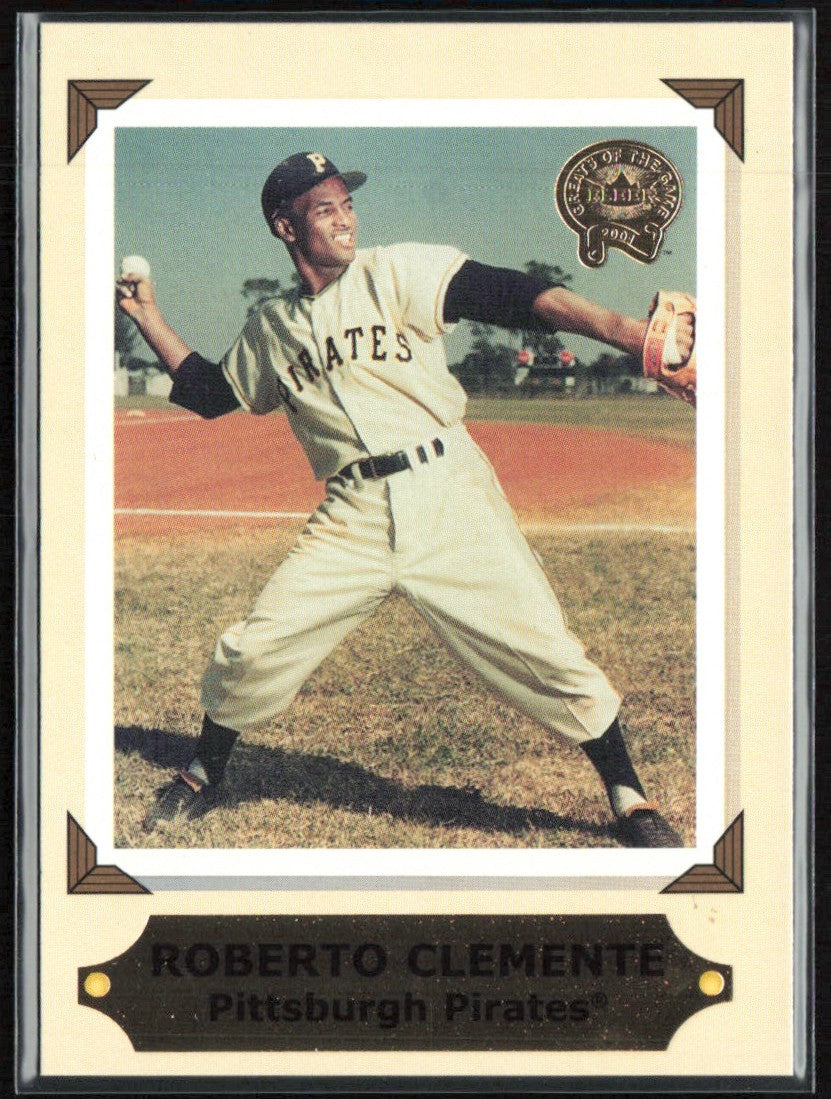 Roberto Clemente 2001 Fleer Retrospection Collection #4 Pittsburgh Pirates