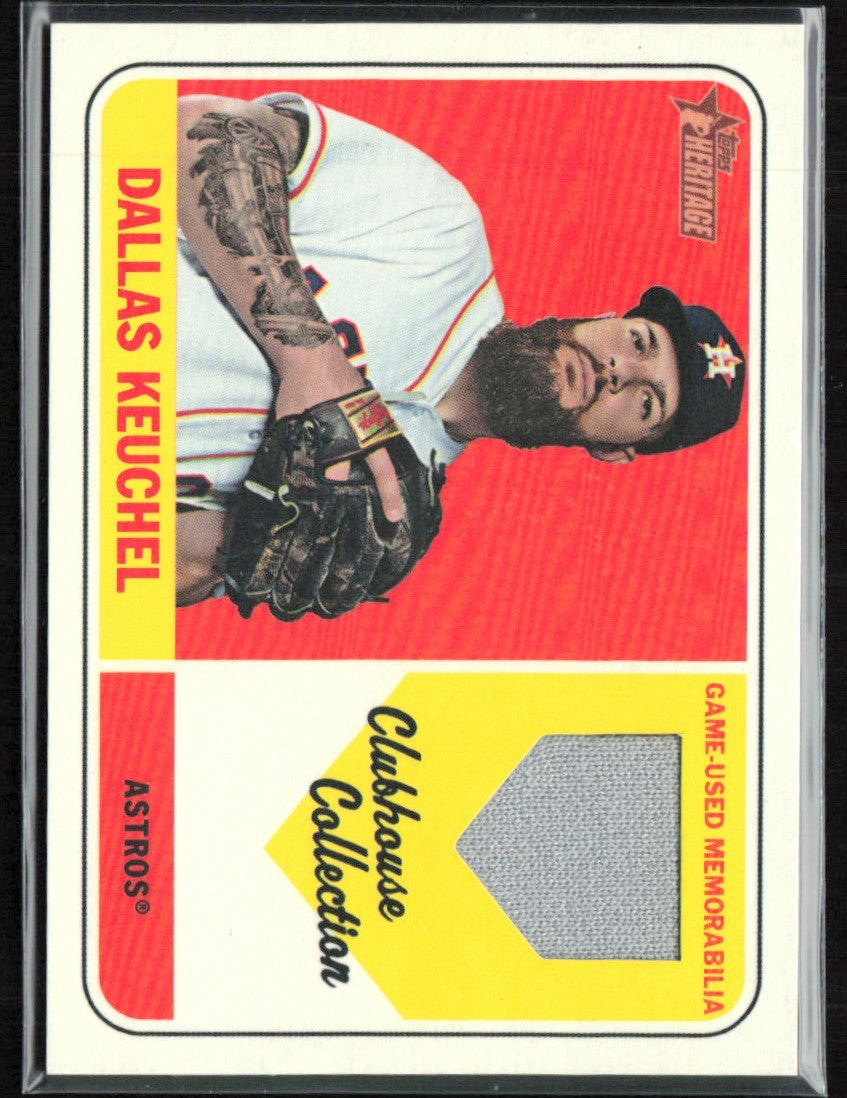 Dallas Keuchel 2018 Topps Heritage Clubhouse Collection Jersey #CCR-DK