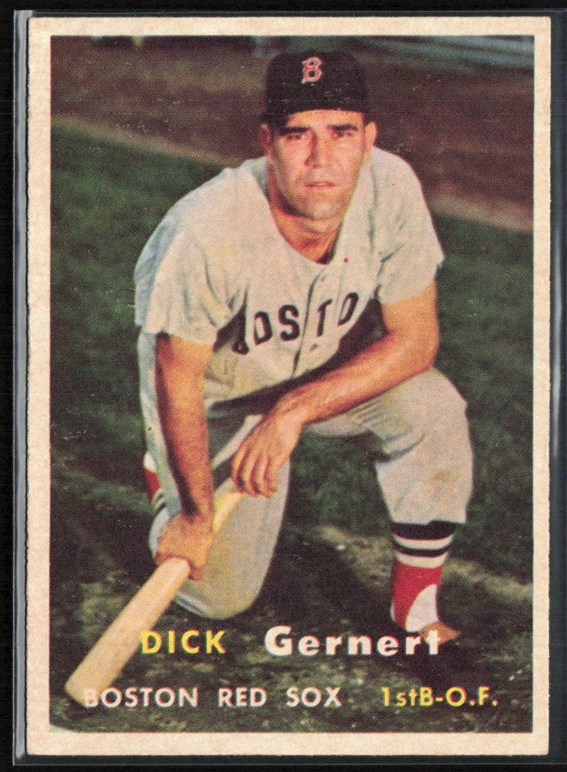 Dick Gernert 1957 Topps #202 Boston Red Sox
