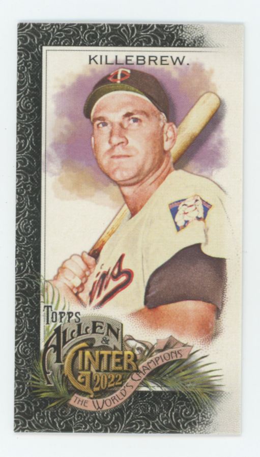 Harmon Killebrew 2022 Topps Allen & Ginter Mini Black #60 Minnesota Twins