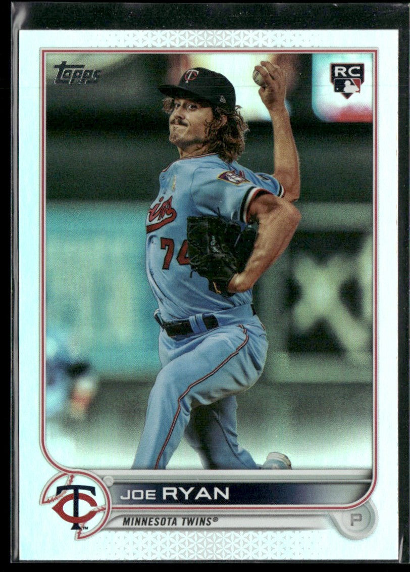 Joe Ryan 2022 Topps Rainbow Foil RC #390 Minnesota Twins