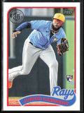 Junior Caminero 2024 Topps Update 1989 Design RC #89US-16 Tampa Bay Rays