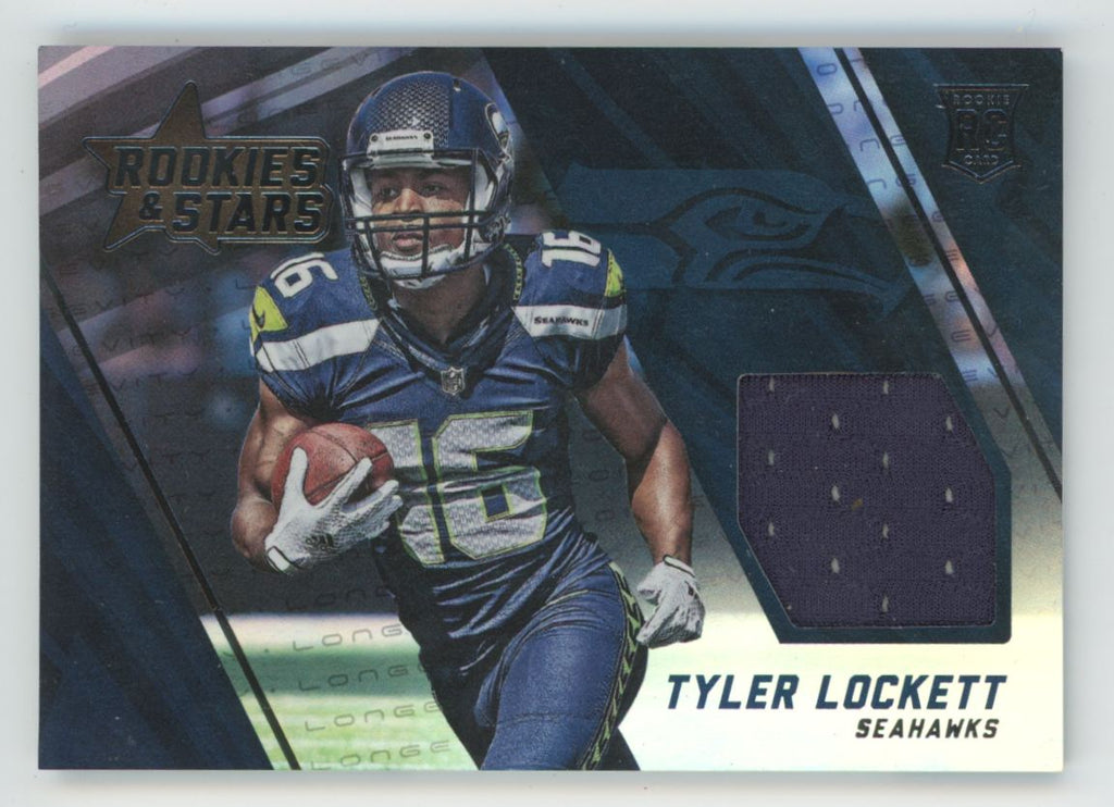 Tyler Lockett 2015 Panini Rookies & Stars RC Jersey #RJ13 Seattle Seahawks