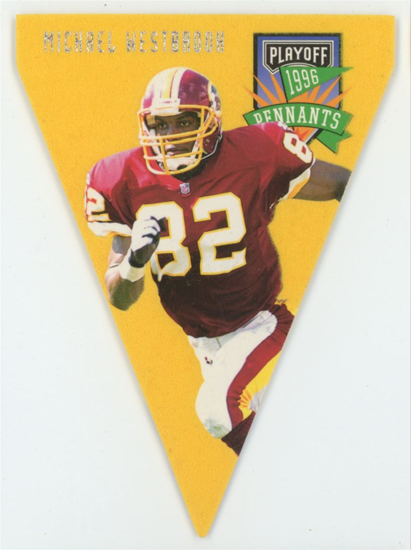 Michael Westbrook 1996 Playoff Contenders Pennants #58 Washington Redskins