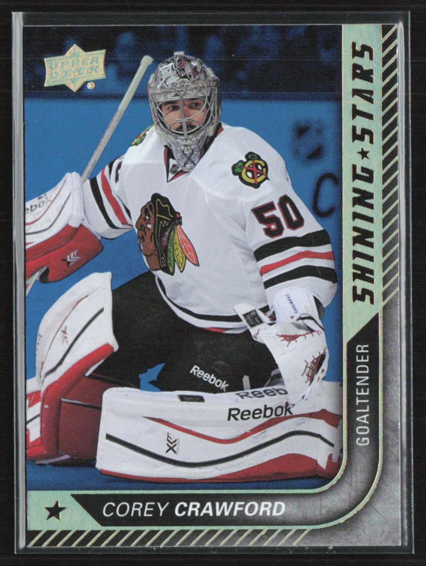 Corey Crawford 2015 Upper Deck Shining Stars #SS-12 Chicago Blackhawks