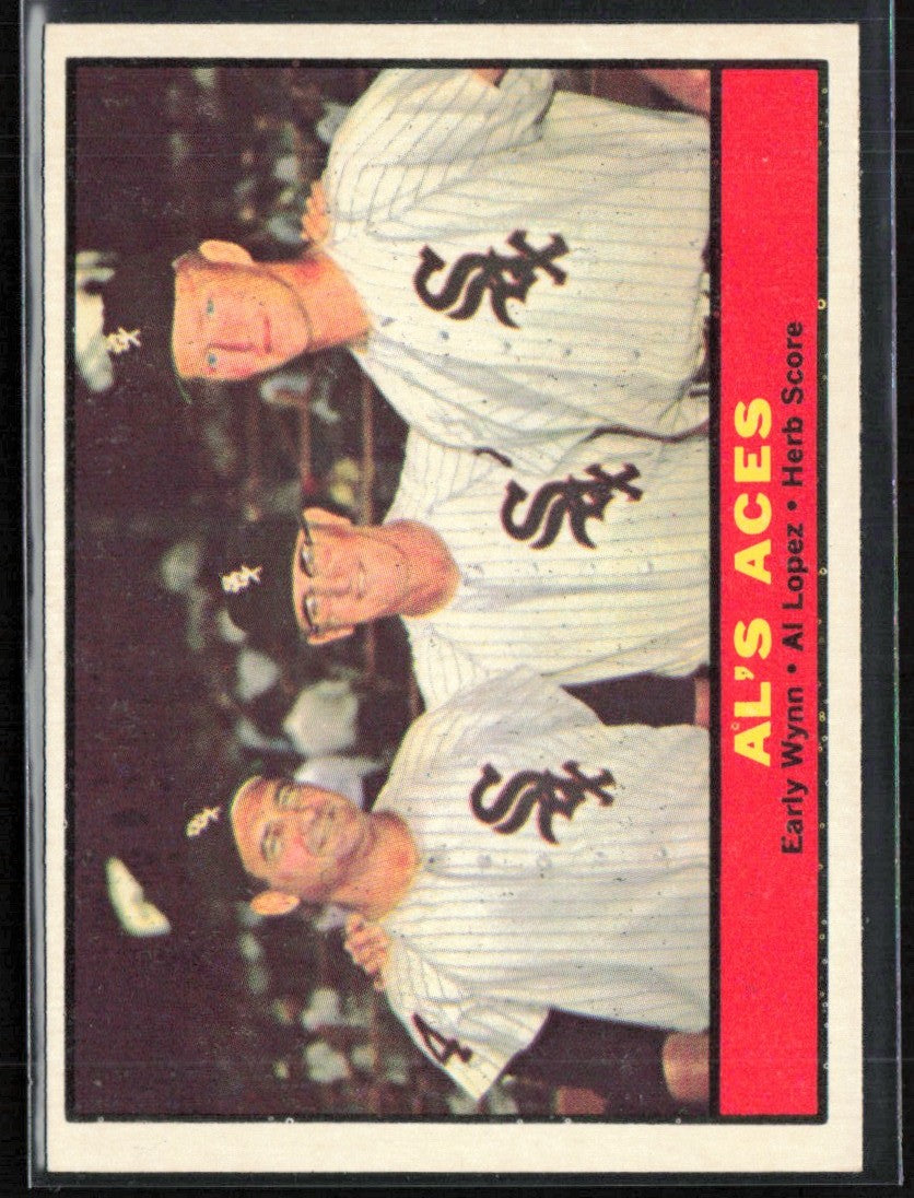 Al's Aces Wynn Lopez Score 1961 Topps #337.0 Chicago White Sox