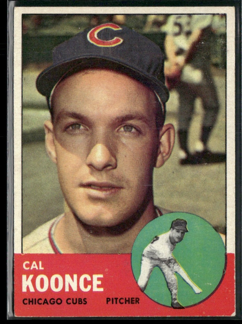 Cal Koonce 1963 Topps RC #31 Chicago Cubs