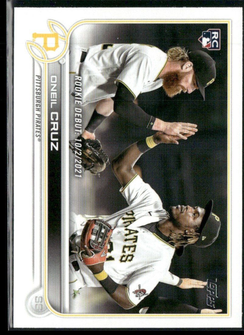 Oneil Cruz 2022 Topps Update RC #US113 Pittsburgh Pirates