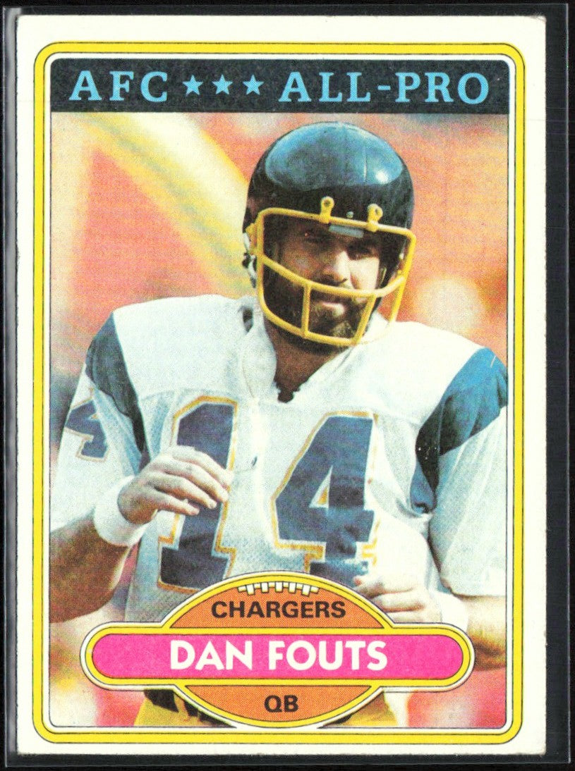 Dan Fouts 1980 Topps #520 San Diego Chargers