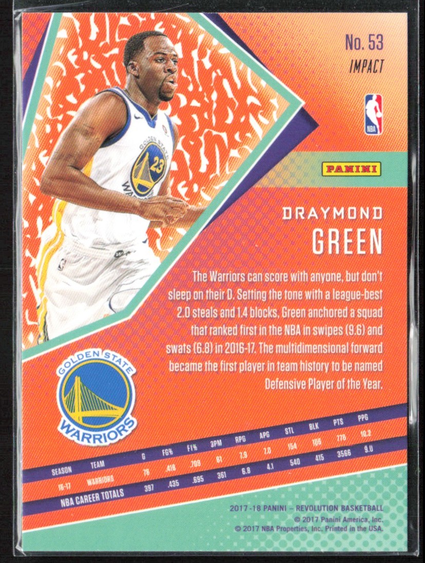 Draymond Green 2017 Panini Revolution Impact #53 Golden State Warriors