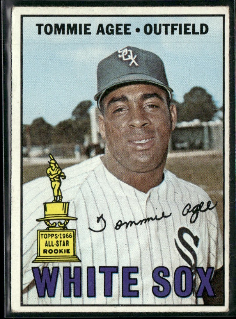 Tommie Agee 1967 Topps #455 Chicago White Sox