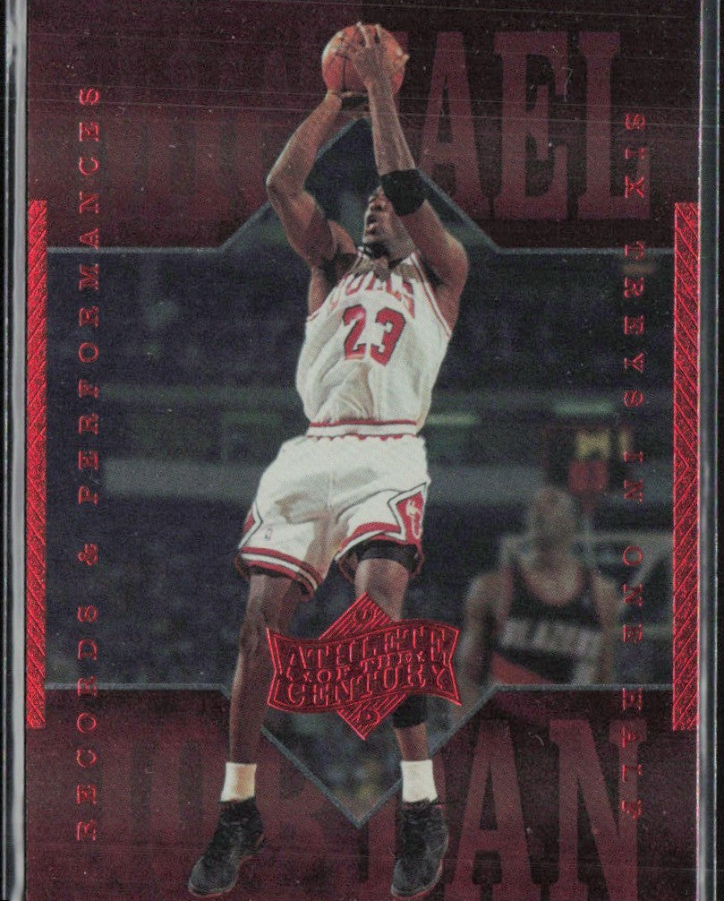 Michael Jordan 1999 Upper Deck Athlete of the Century #35 Chicago Bulls