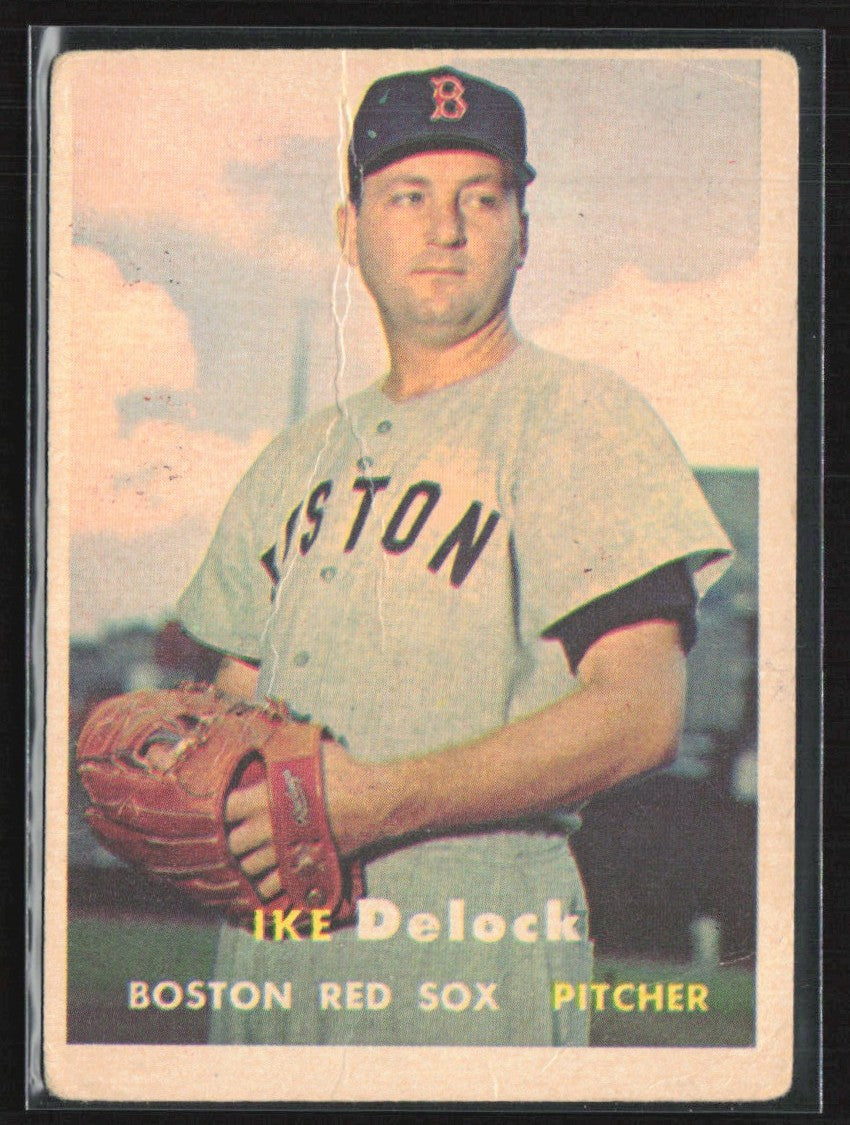 Ike Delock 1957 Topps #63 Boston Red Sox