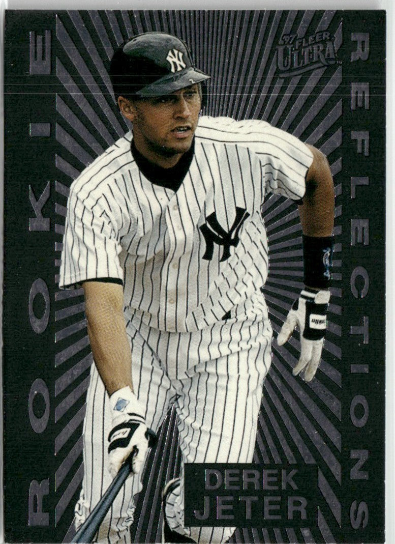 Derek Jeter 1997 Fleer Ultra Rookie Reflections #5 New York Yankees
