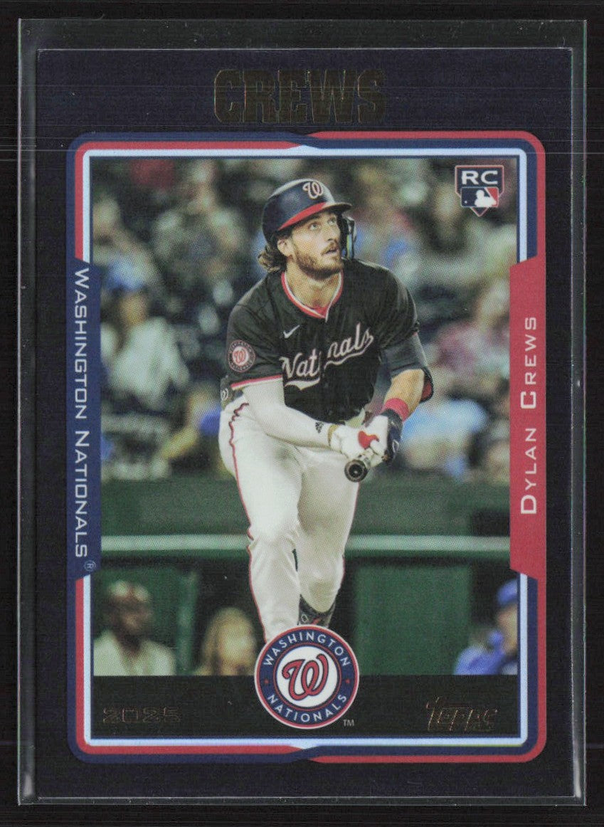 Dylan Crews 2025 Topps Archives 2005 Topps Black Foilboard RC #300