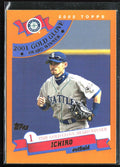 Ichiro 2002 Topps Gold Glove #704 Seattle Mariners