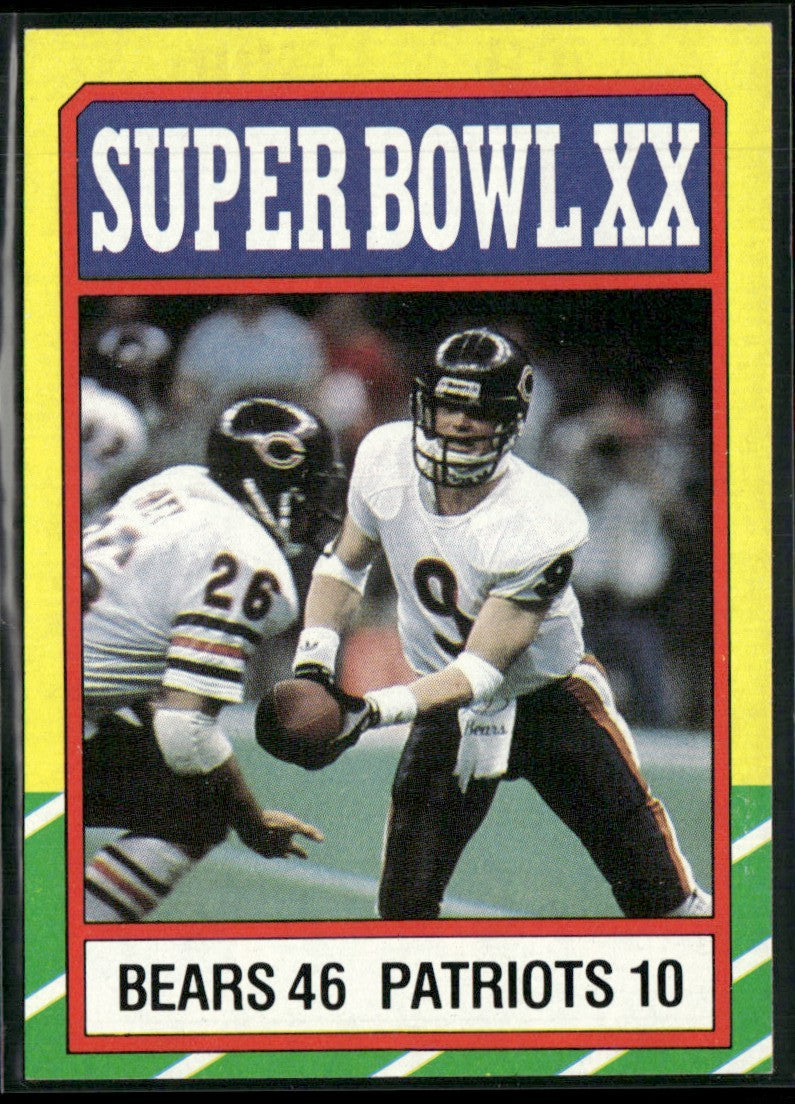 Jim McMahon 1986 Topps #8 Chicago Bears