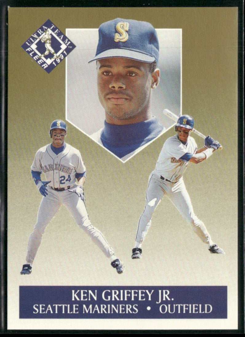 Ken Griffey Jr. 1991 Fleer Ultra Team #4 Seattle Mariners