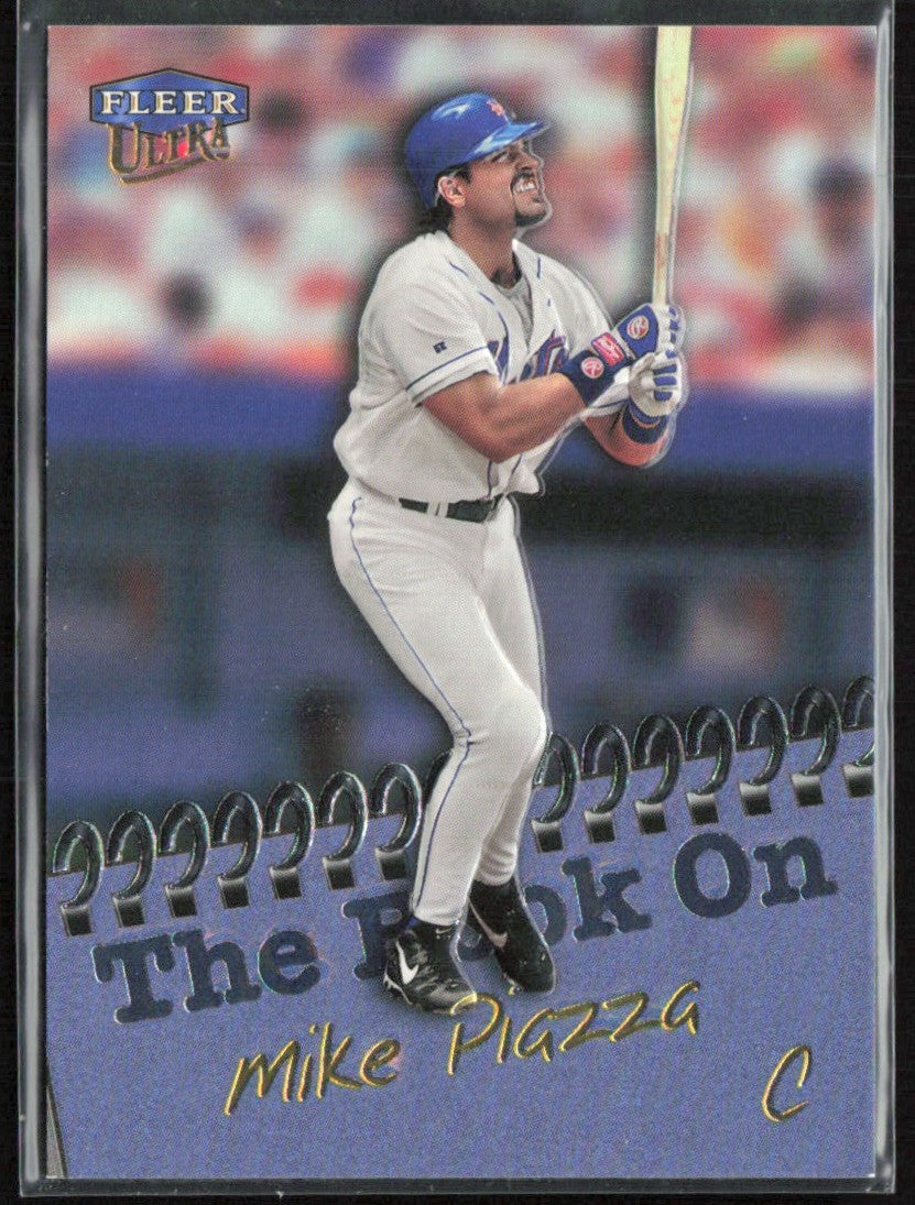 Mike Piazza 1999 Fleer Ultra The Book On #15 Los Angeles Dodgers