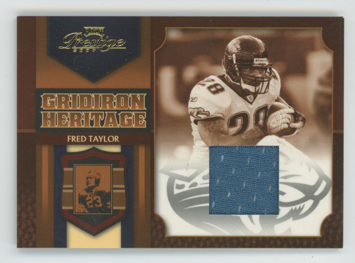 Fred Taylor 2007 Playoff Prestige Gridiron Heritage Jersey #GH-20