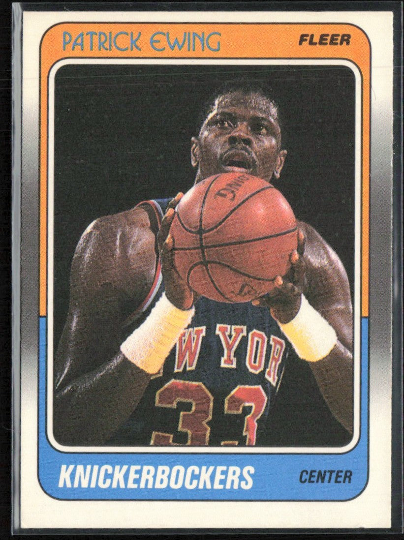 Patrick Ewing 1988 Fleer #80 New York Knicks