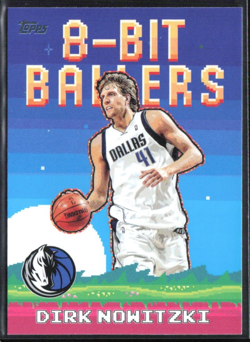 Dirk Nowitzki 2025 Topps 8-Bit Ballers #8B-22 Dallas Mavericks