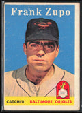 Frank Zupo 1958 Topps RC #229.0 Baltimore Orioles