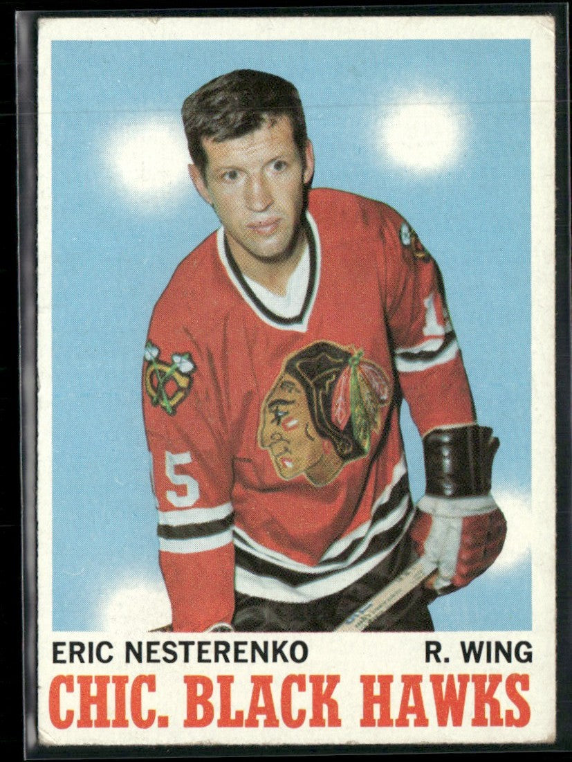 Eric Nesterenko 1970 Topps #19 Chicago Blackhawks