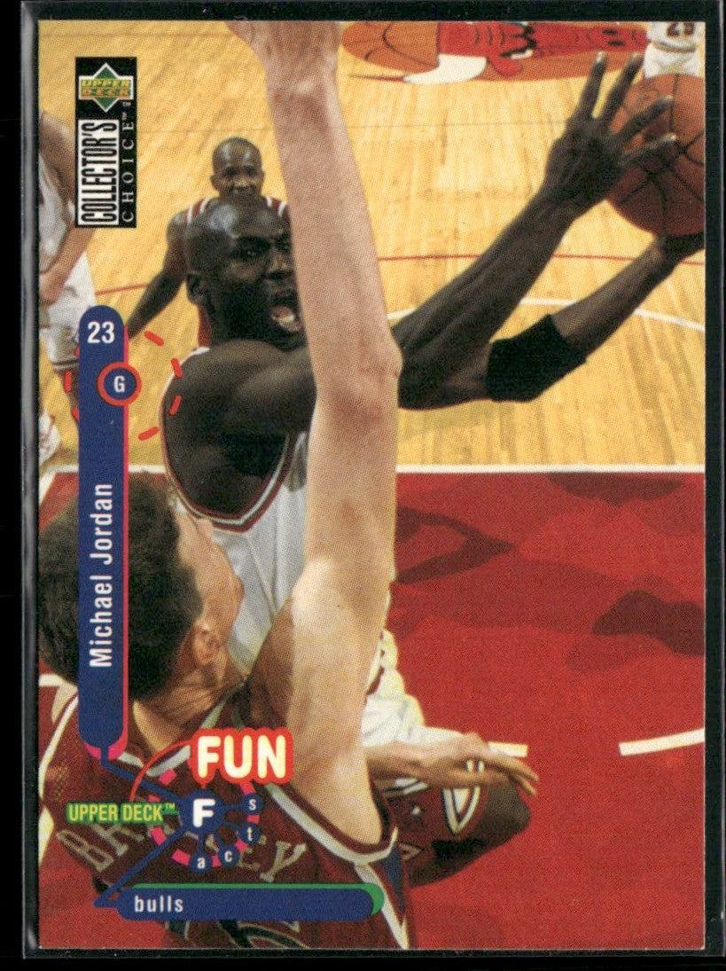 Michael Jordan 1995 Upper Deck Collector's Choice Fun Facts #169 Chicago Bulls