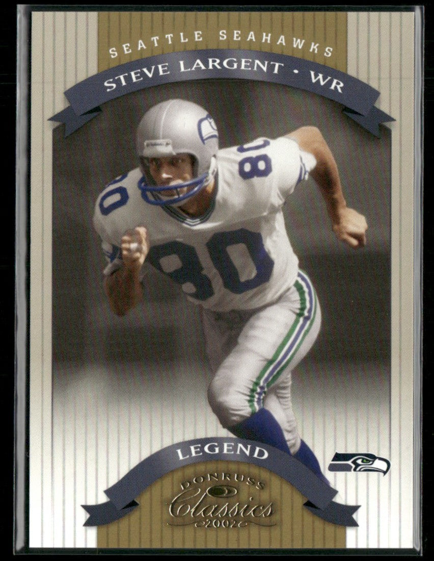 Steve Largent 2002 Donruss Classics /1000 #135 Seattle Seahawks