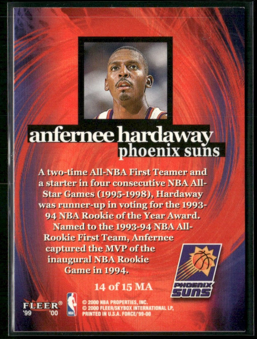 Anfernee Hardaway 1999 Fleer Force Mission Accomplished #14 Phoenix Suns